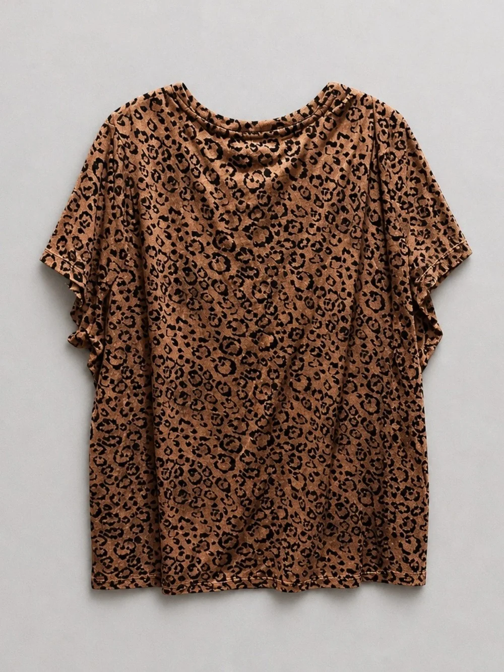 Ava & Viv Brown Leopard Print Comforter